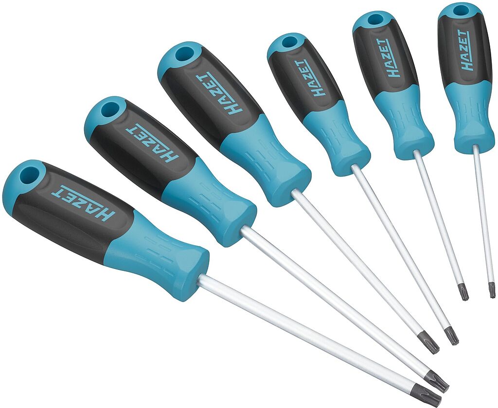 Atsuktuvų rinkinys TORX®, T10 – T30, 6 vnt. (811T/6, HAZET)
