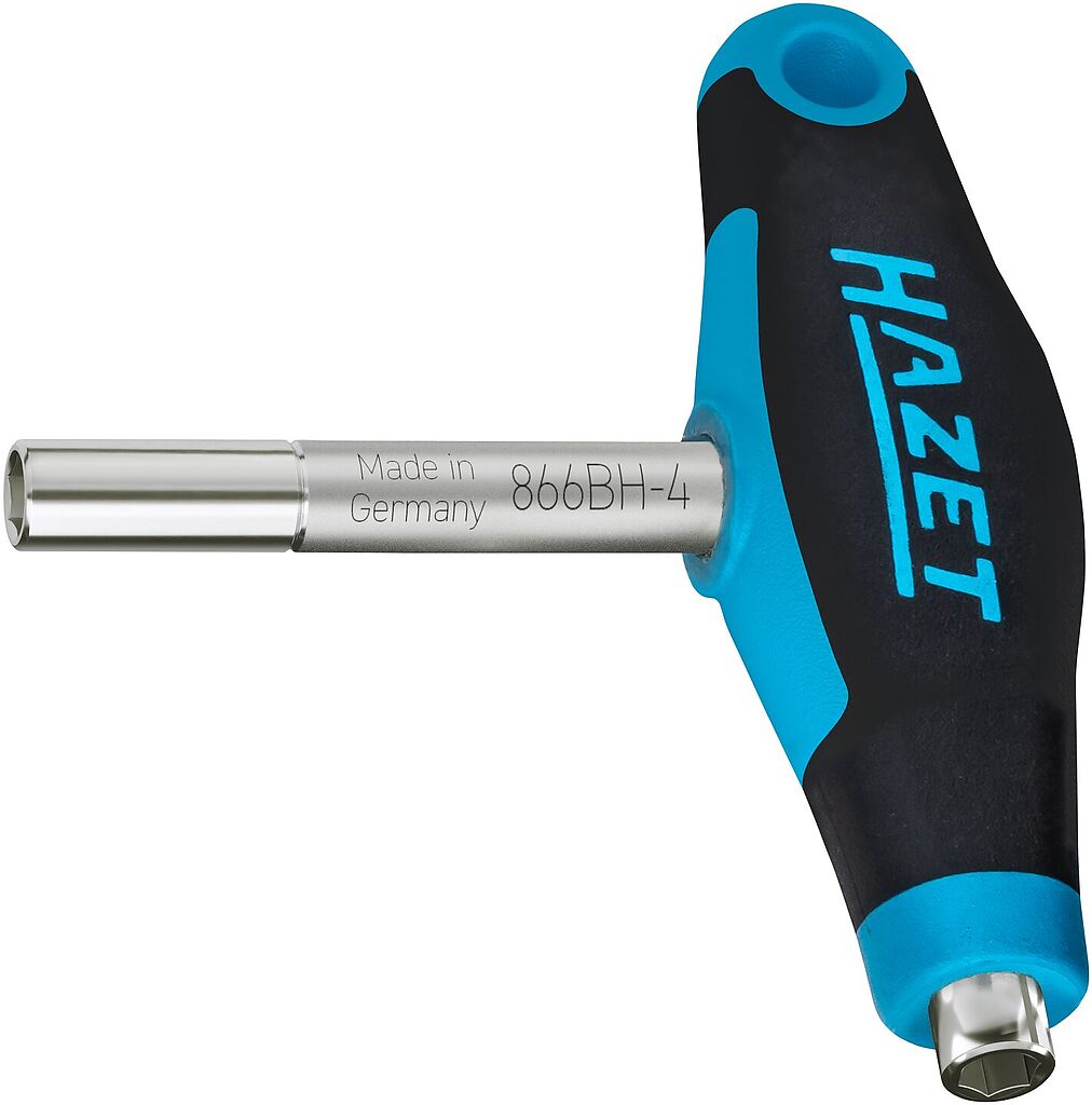 Double bit holder with T-handle (866BH-4, HAZET)