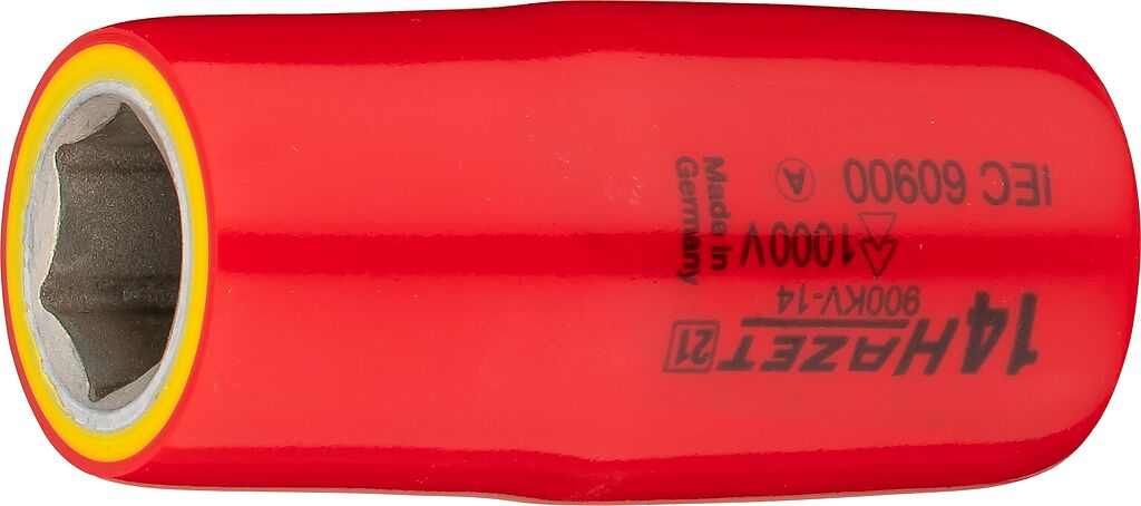 Socket, hexagon, with protective insulation, 14 mm, 1/2 inch (900KV-14, HAZET)