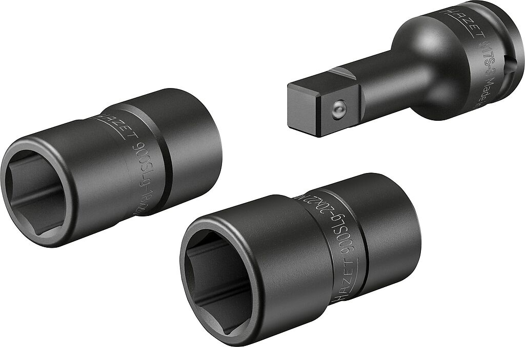FORD wheel bolt socket set, 3 pieces, 1/2 in. (900SLG-1822/3, HAZET)