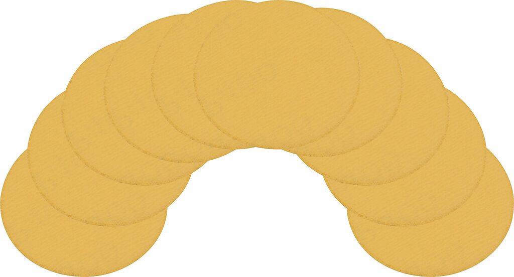 Spare grinding pads, 400 grain size, ⌀ 50 mm 9033-5-02/10, HAZET