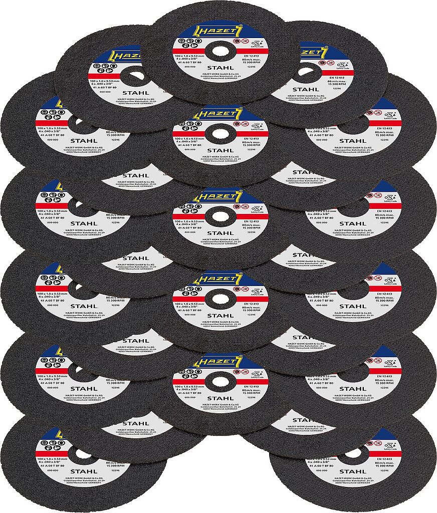 Cut-off wheel set 9033P-08/25, HAZET
