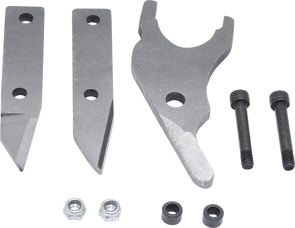 Replacement set: upper and lower blade, spacer washer, screw (9036-05/9, HAZET)