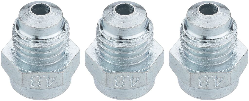 Nose piece set for riveting tool (9037N-2-027/3, HAZET)