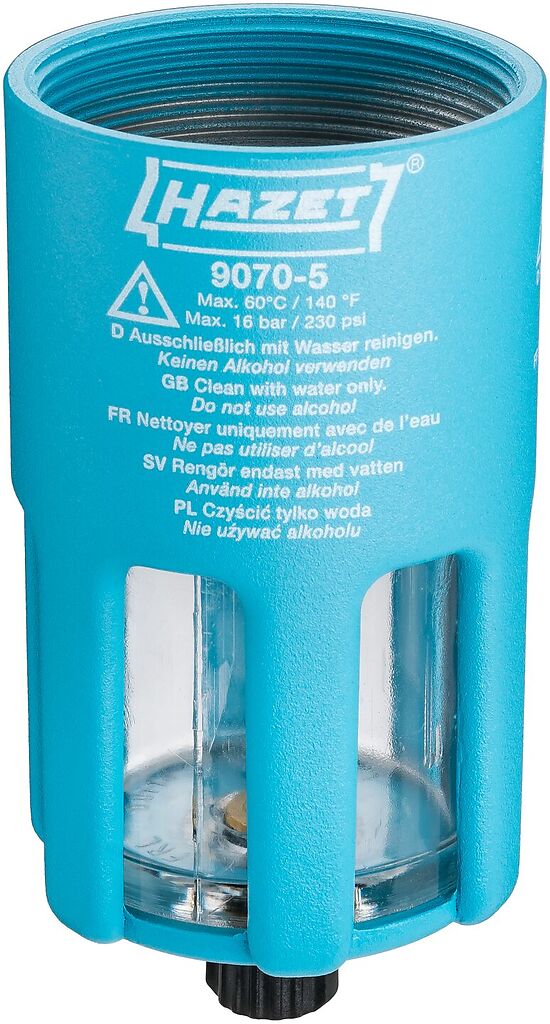 Filter-pressure reducer housing 9070-05-07/7, HAZET