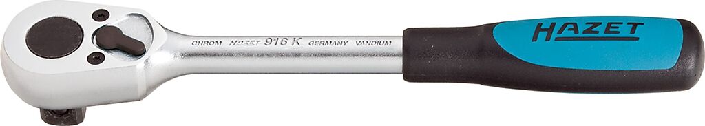 Short reversible ratchet (916K, HAZET)