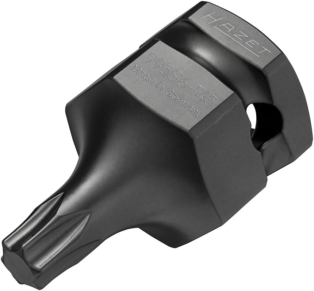 1/2", 24 mm Impact socket, inside TORX®, size T45, short 43 mm 995S6-T45, HAZET
