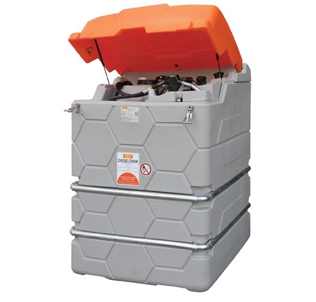 CUBE 1500 l diesel tank, outdoor, Basic, with lid (10295, CEMO)
