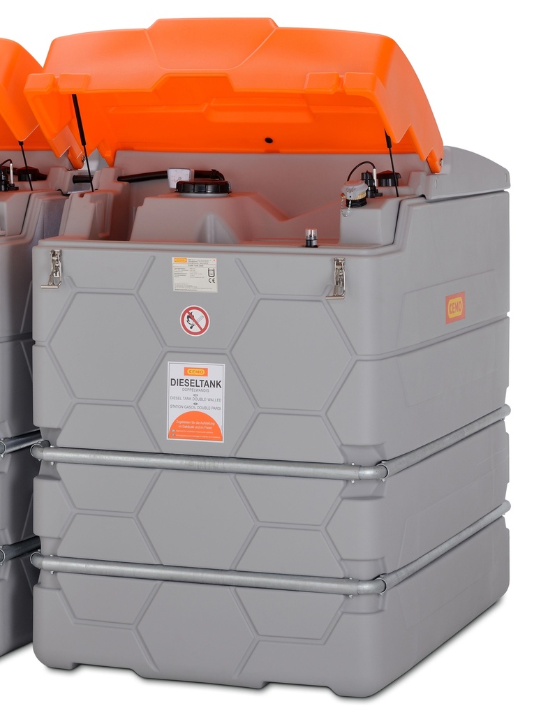 CUBE-Tank 2500 l dyzelinas, išplėtimas II, lauko (10545, CEMO)