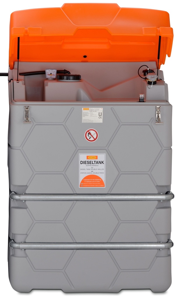 CUBE-Tank skirtas dyzelinui, išplėtimas II vidaus 1500 l, CEMO (10777)