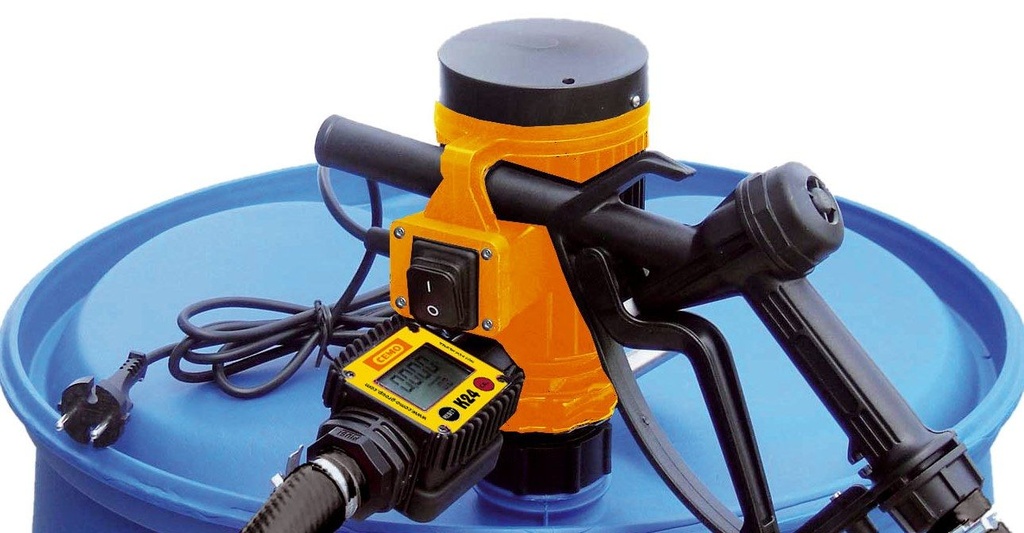 CENTRI electric pump 230V, manual nozzle 8638, CEMO