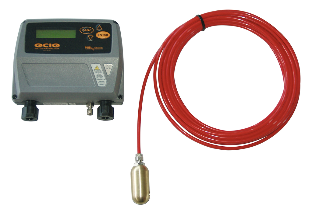 Elektroninis lygio indikatorius OCIO, 230 V, IP55, 2 relių išvestys, CEMO (10219, CEMO)