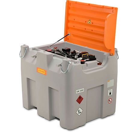 DT-Mobil Easy 980 l Basic diesel tank with Cematic DUO (24/12 V) electric pump (10822, CEMO)