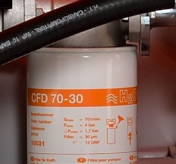 Filtras su vandens skirtuvu, skirtas DT-Mobil Easy 470 l ir 620 l (11967, CEMO)