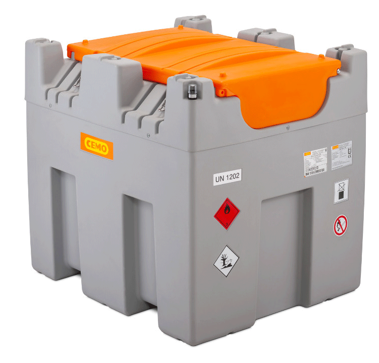 CUBE Mobil 980 l diesel tank, outdoor, Premium, 12 V pump (11633, CEMO)