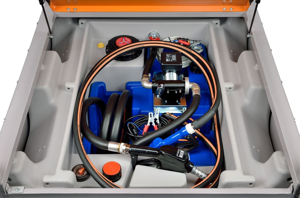 DT-Mobil PRO COMBI PE 850/100 l Basic with Cematic Duo 24/12 V electric pump (10802, CEMO)