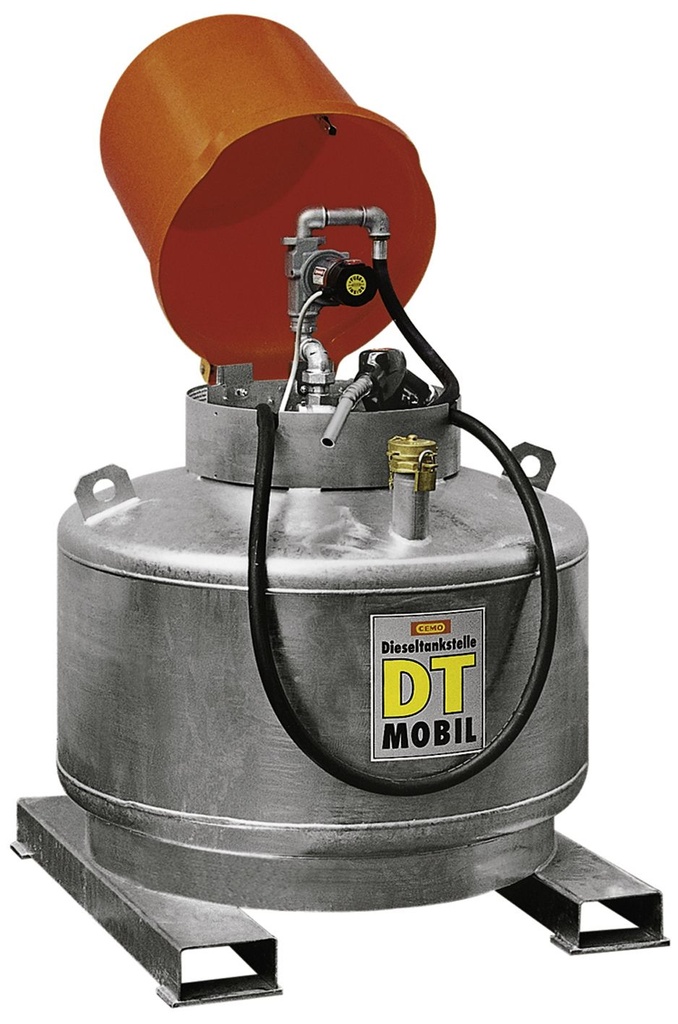 Mobile diesel tank system 400 l, with hood, without pump (7316, CEMO)