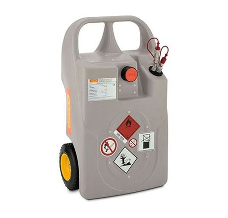 Diesel and heating oil trolley 60L with quick coupling 10526, CEMO