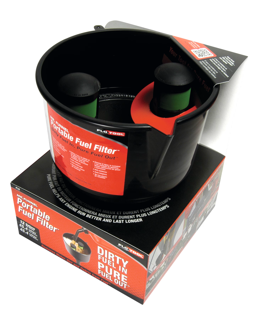 Funnel with water separator and filter F15C, max. 45 l/min, electrically conductive (10516, CEMO)