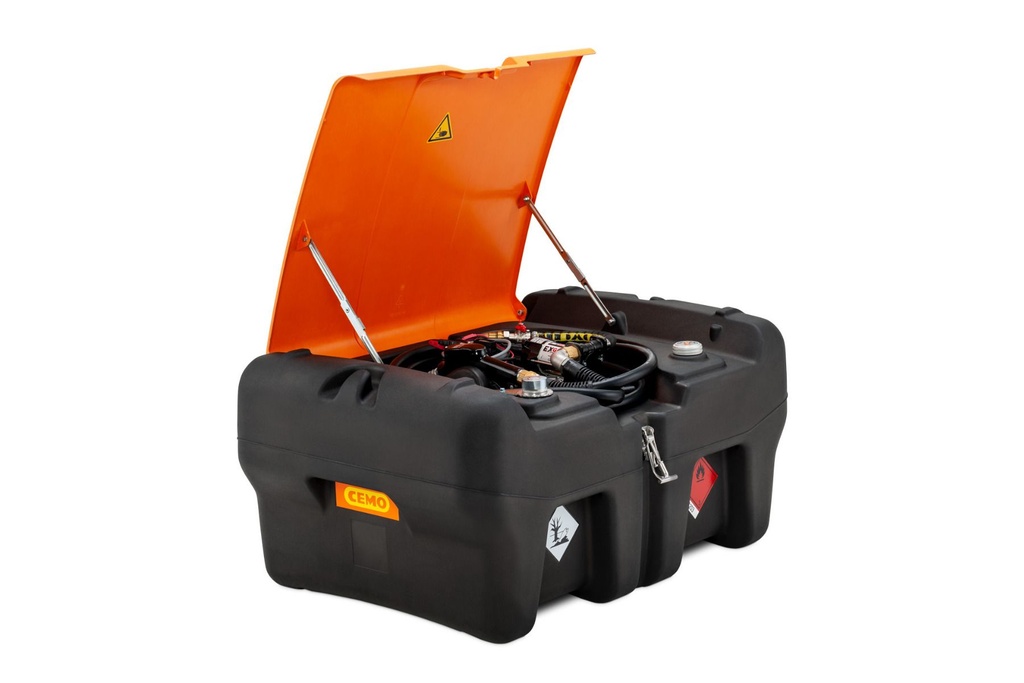 KS-Mobile Easy 330 l Basic, 12 V siurblys, 25 l/min, automatinis antgalis, 4 m žarna, dujinės spyruoklės, dangtis, pilnas ADR sertifikatas, CEMO (11502)