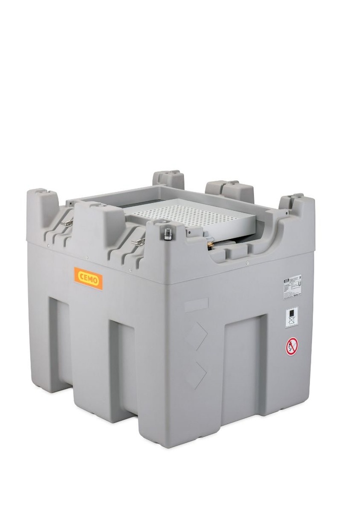 CUBE-Wasteoil tank 980 l Indoor without hinged lid, CEMO (11861)
