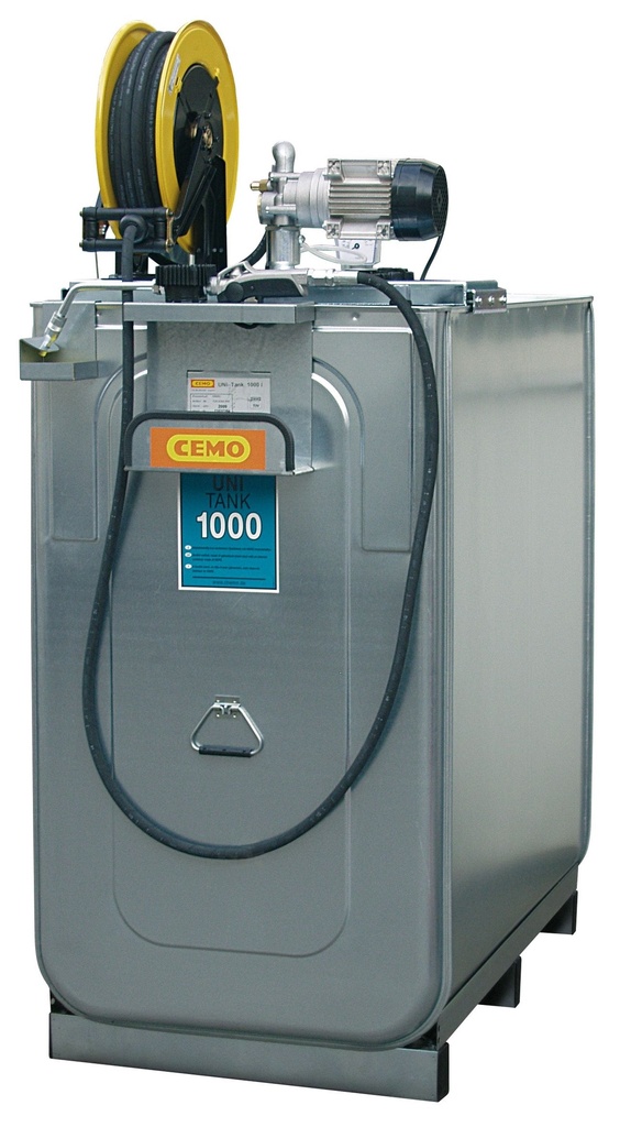 Kompaktinė degalų pilstymo sistema ECO 750, elektrinė, 15 m, atvira ritė (8679, CEMO)