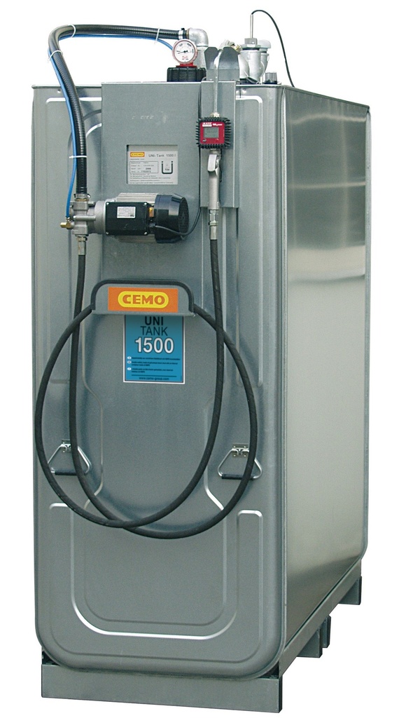 Compact dispensing system ECO 1500, electric, 4 m, hose holder (8681, CEMO)