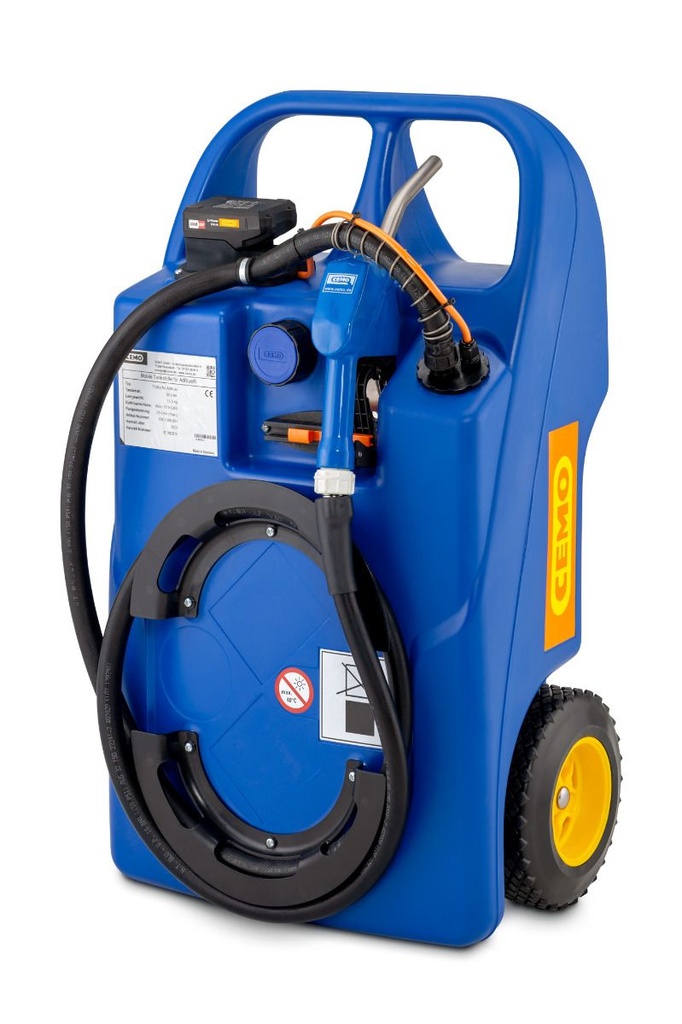AdBlue® trolley 100 l, CAS, with charger and battery, CEMO (11600)