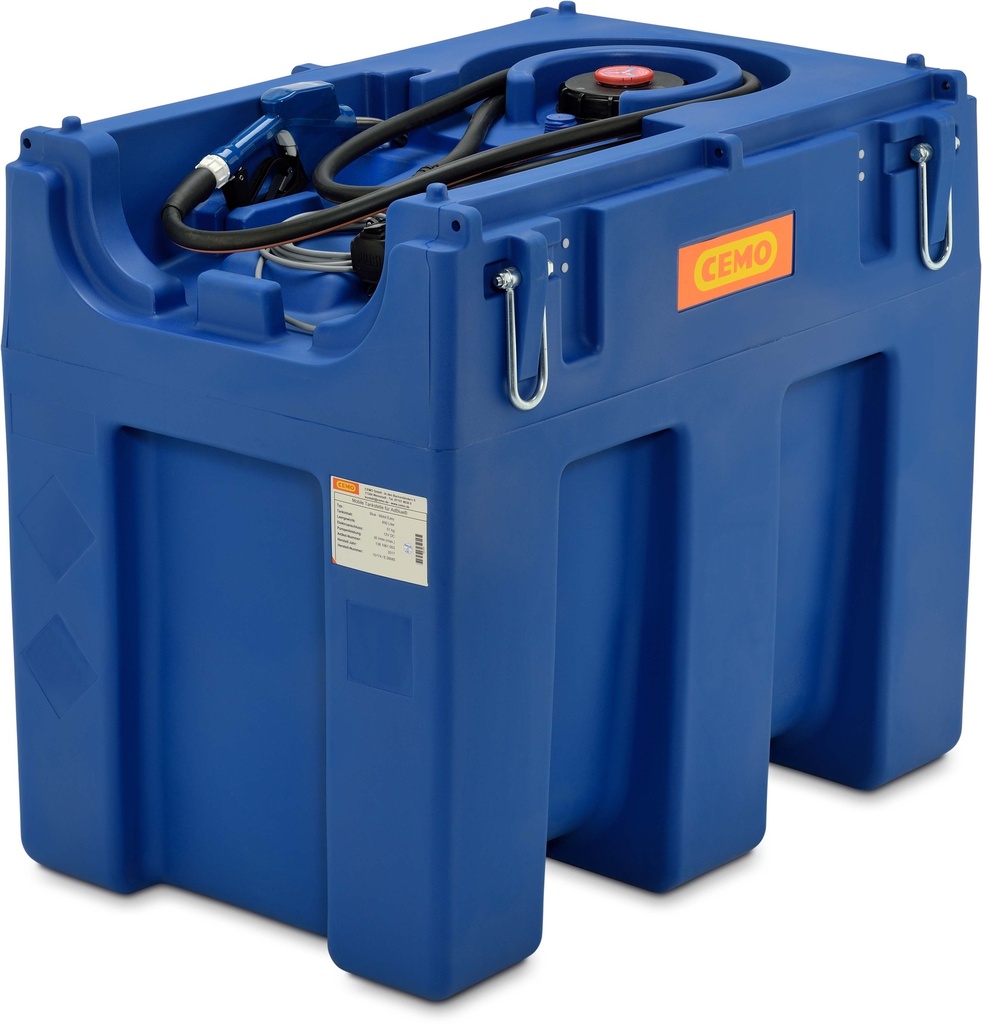 CEMO Blue-Mobile Easy 980 l AdBlue® dispensing unit, 230 V, box with lifting eyes, hinged lid, 4 m hose (10973, CEMO)