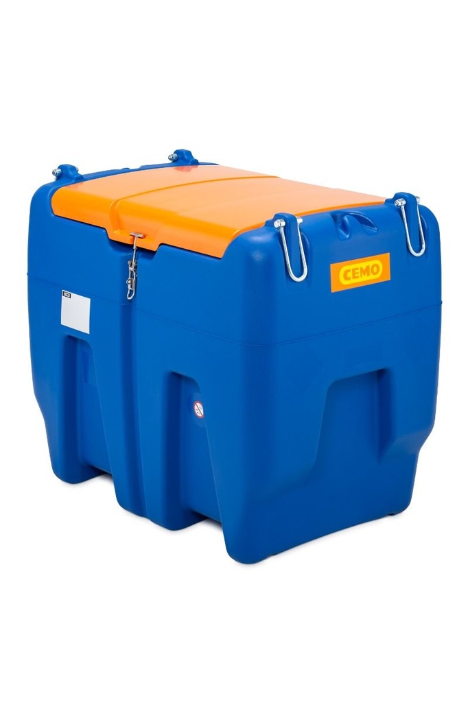 CEMO Blue-Mobil Easy 620 l AdBlue® dispensing unit, 230 V, ~30 l/min, 4 m hose, automatic nozzle (AZV), with lid (11929, CEMO)