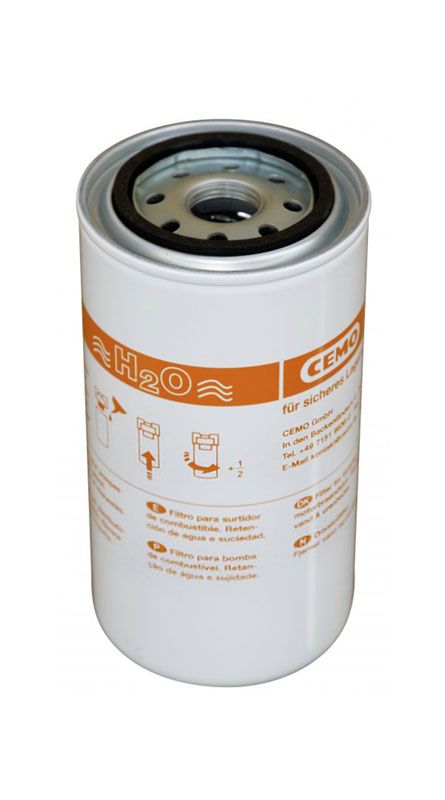 Cartridge filter with water separator, 70 l/min, CEMO (10031)