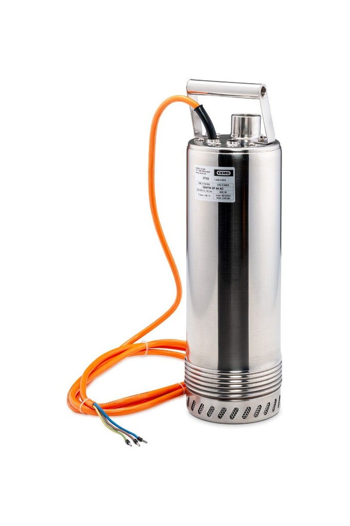 Panardinamas siurblys CENTRI SP 80 AC, 230 V/50 Hz (11644, CEMO)