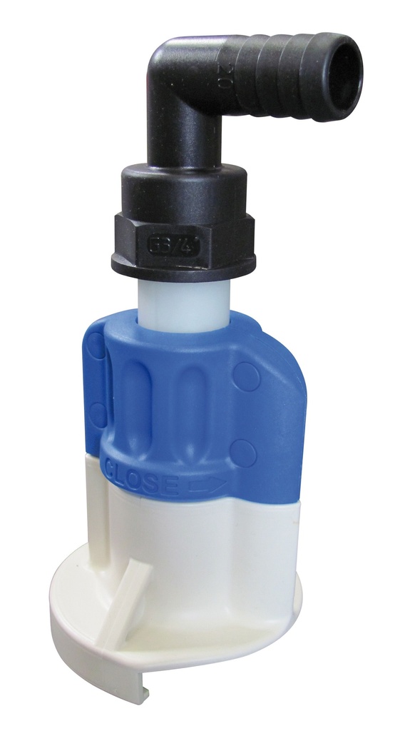 SEC coupling with angled hose sleeve DN 19 (10256, CEMO)