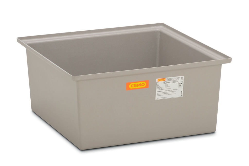 GRP sump pallet 220/1 853x853x39 cm 7867, CEMO