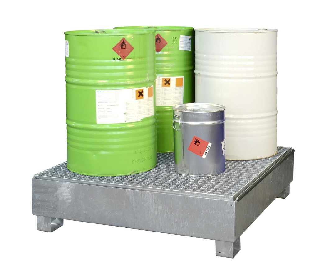Sump pallets Type SW4, galvanised, with grating (7689, CEMO)