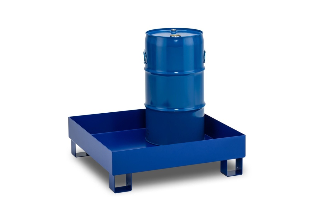 Steel sump pallet SW65/4, galvanised, without grating, for 1 x 60 l drum (11476, CEMO)