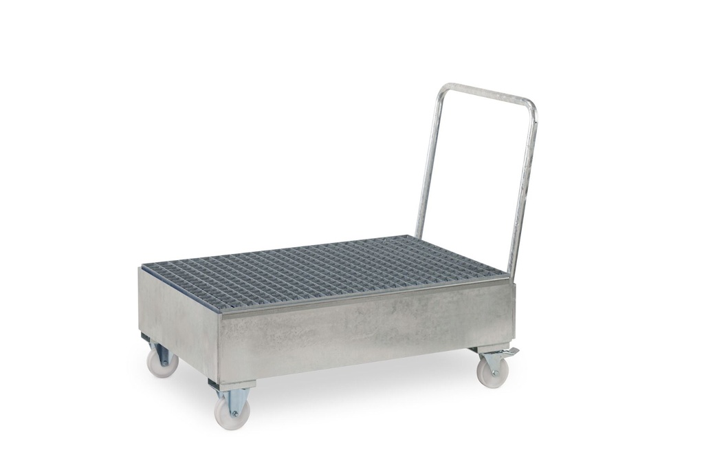 Mobilūs plieniniai surinkimo padėklai tipas SW2-mobilus, 250 l, cinkuoti, CEMO (7400)