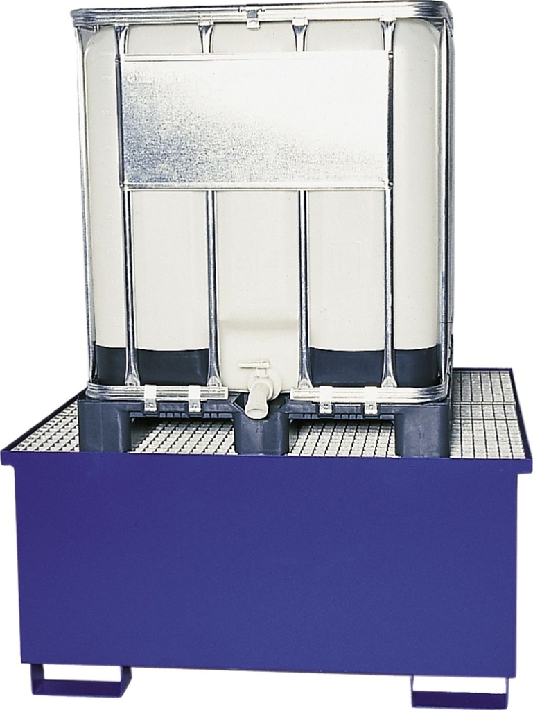 IBC surinkimo padėklas, GGS tipo, 1000 l, dažytas (7392, CEMO)