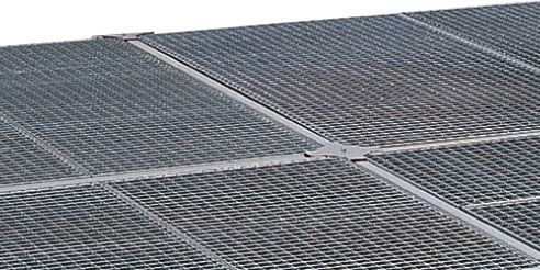 Ground protection system FS 108/18/18, 180×180×11 cm, galvanized (11448, CEMO)