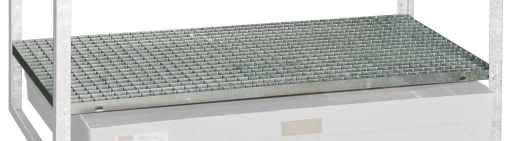 Steel grating 1300x620 for drum rack types 360, CEMO (6817)