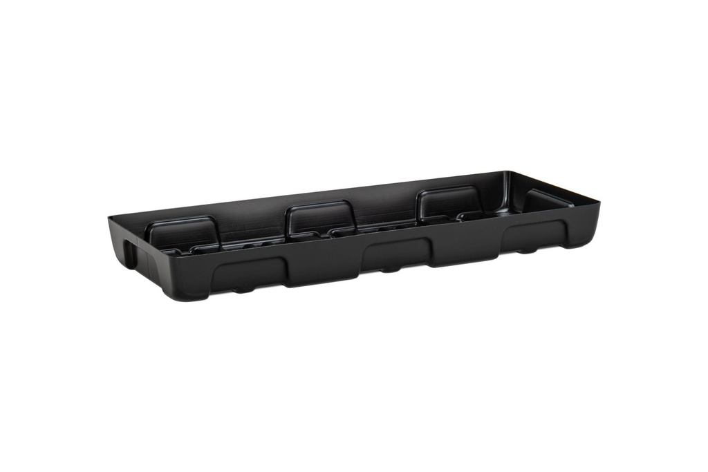 PE mažas surinkimo padėklas 10/4 be grotelių, 21 l, 100 x 40 x 10 cm, CEMO (11729)