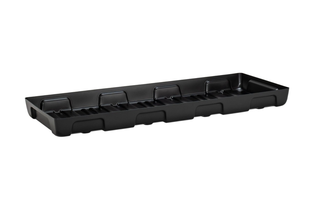 PE small spill tray 13/5 without grating, 36 l, 130 x 50 x 10 cm, CEMO (11737)