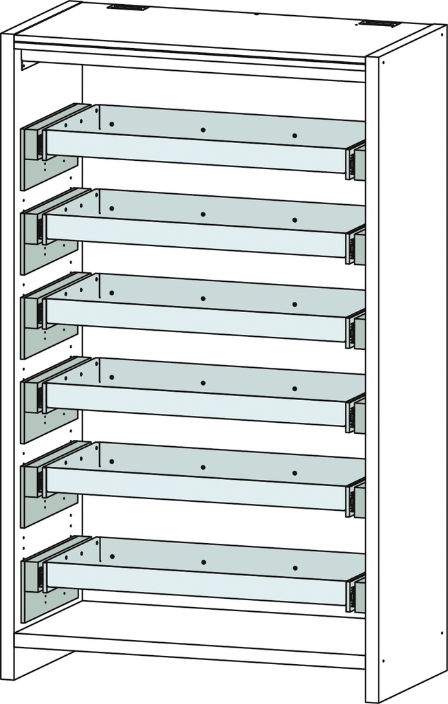 Safety cabinet 12/20 – FWF90, 6 full drawers (10633, CEMO)