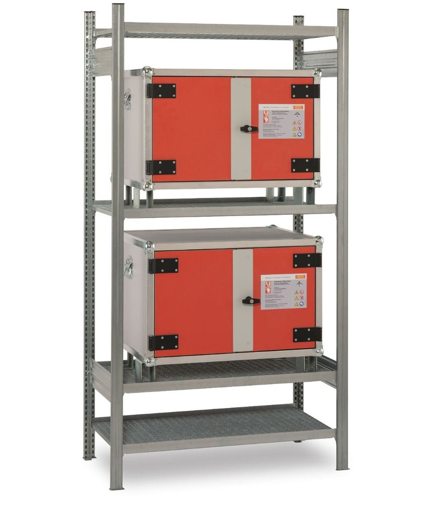 Rack for up to two cabinets, incl. wall mounting (11562, CEMO)