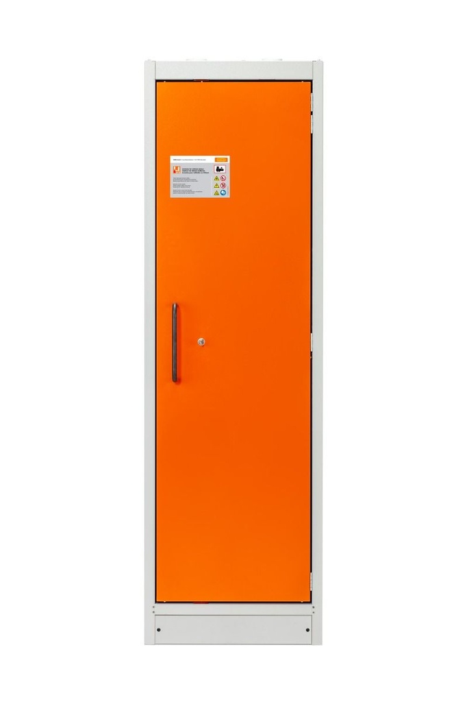 PROline 6/20 90 tipo akumuliatorinė saugaus sandėliavimo spinta, oranžinės RAL 2008 durys, dešinysis durų vyris, CEMO (11960)