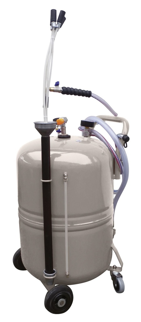 Pneumatic oil suction unit, 80 L, with collection hopper 10690, CEMO