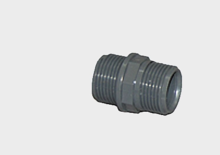Double nipple (PVC) 1½" (1529, CEMO)