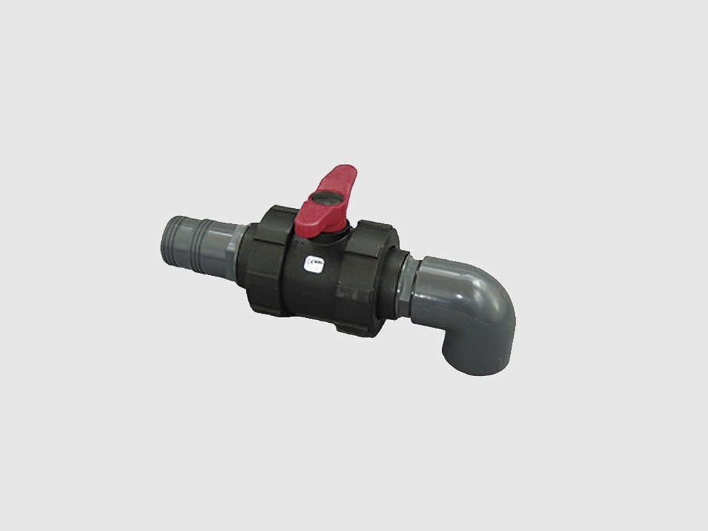 Hose shut-off valve 2x60 mm (1681, CEMO)