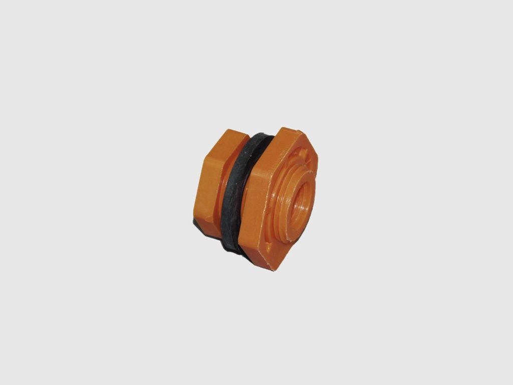 Įsukama sriegio jungtis, plastikinė, išorinis sriegis 1 ¼″, vidinis sriegis 1″ (1517, CEMO)