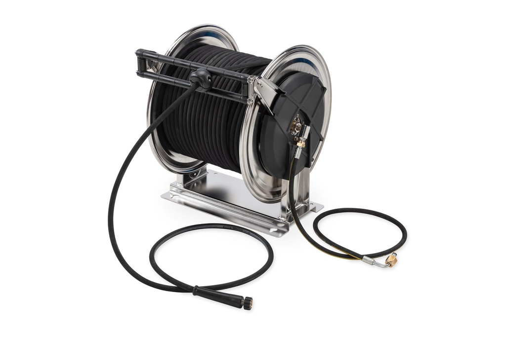 Hose reel with 40 m high-pressure hose DN 10, 22 MPa, CEMO (11318)
